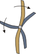 Logo comprising propellers